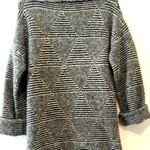 Open front long cardigan